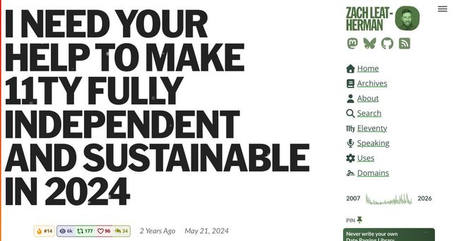 So you want to speak at the 11ty International Symposium on Making Web Sites Real Good